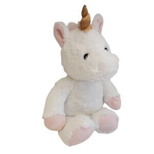 Target Unicorn Plush Stuffed Animal Pink White Gold Horn Cloud Island